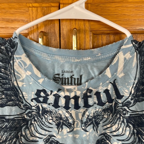 Large women’s sinful shirt worn once or twice - Picture 7 of 7